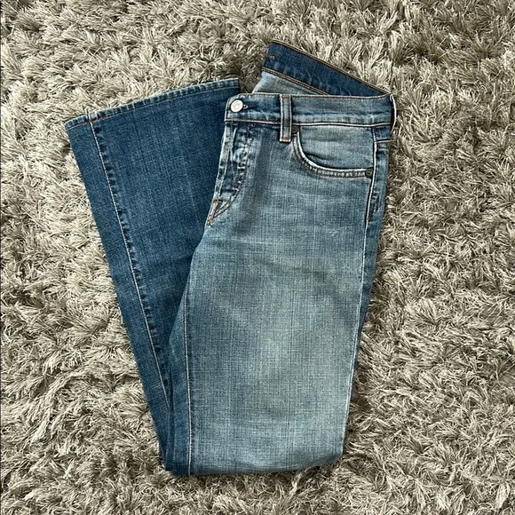 7 For All Mankind Boy Cut Jeans - Picture 1 of 6